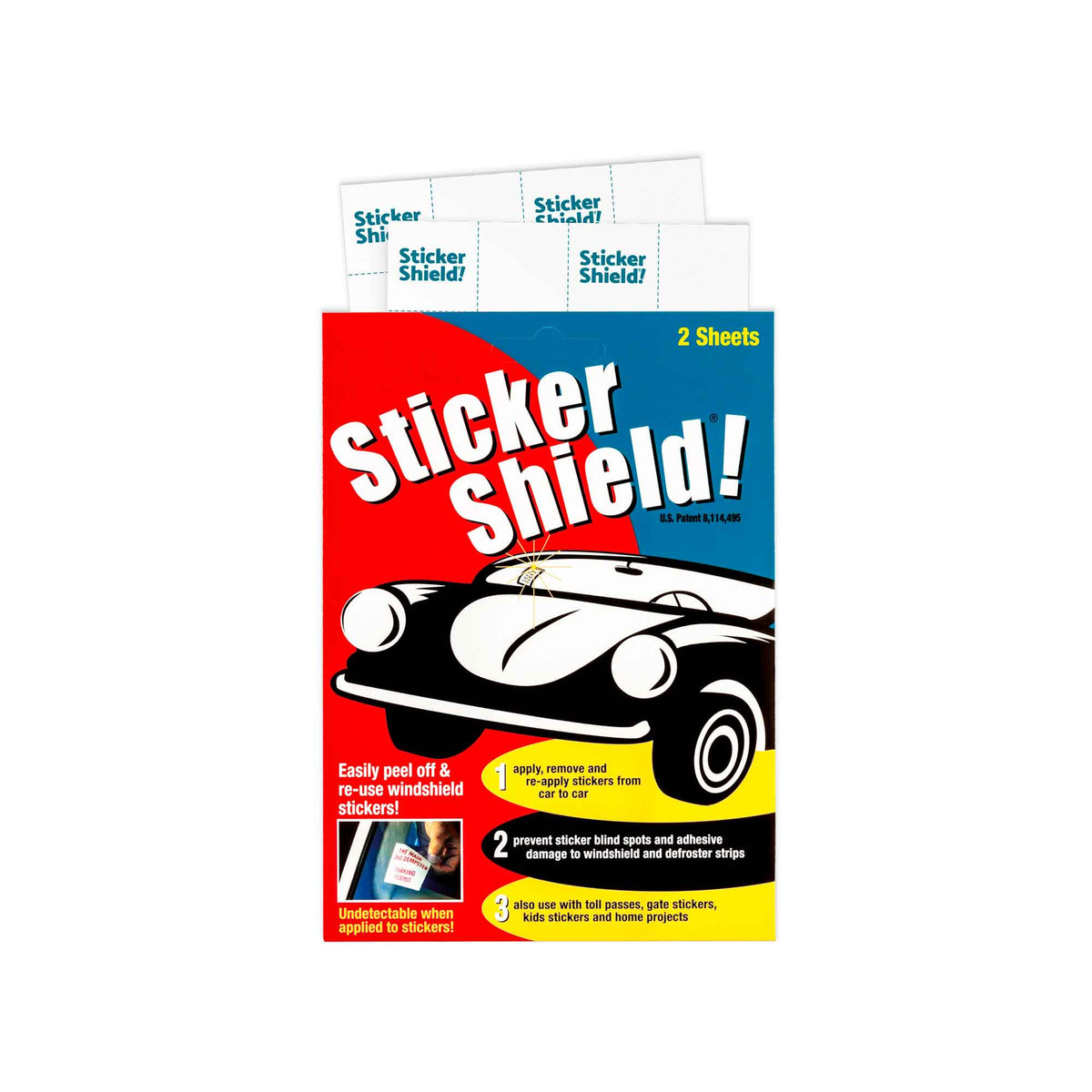 1 Sticker Shield Pack (2 sheets) Sticker Shield®